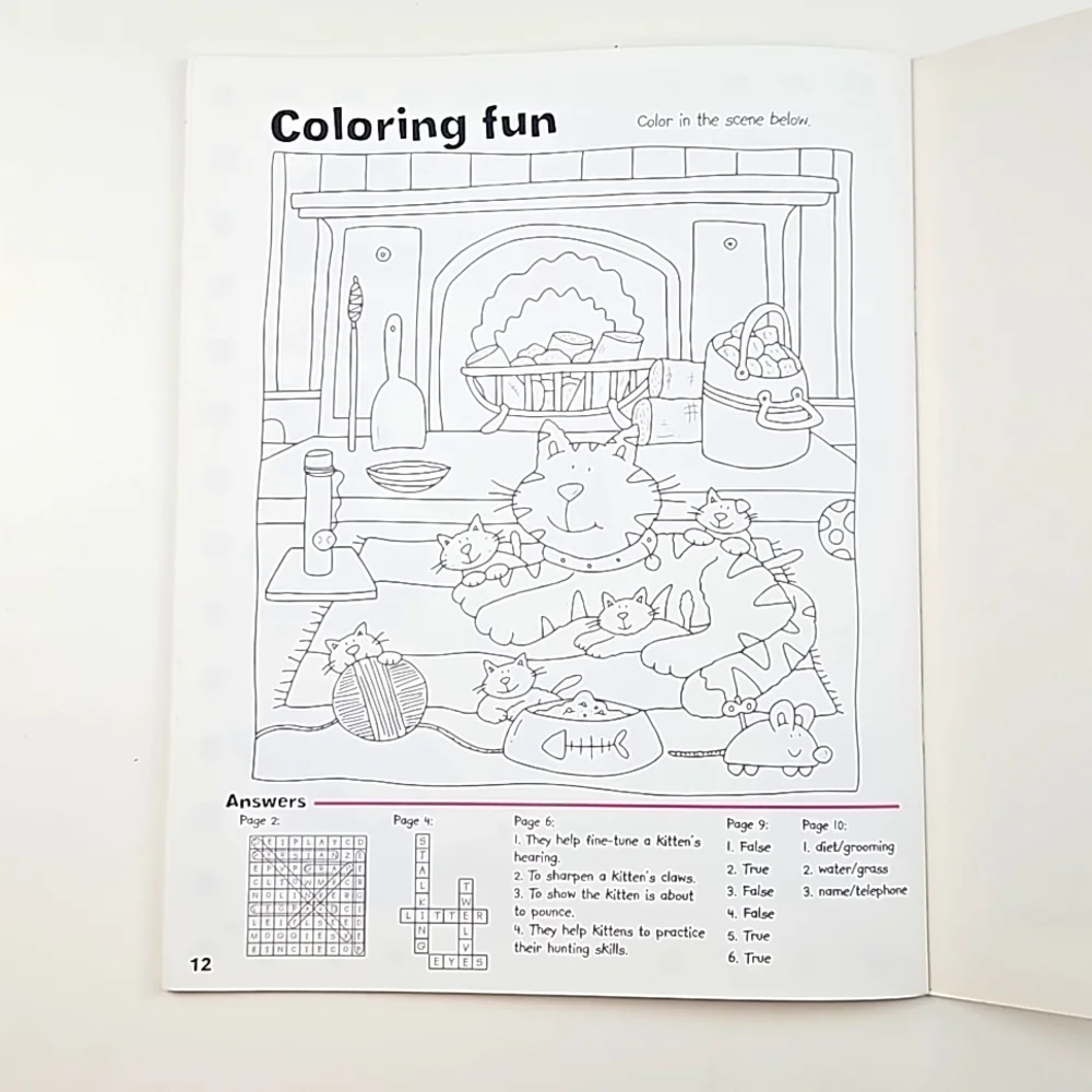 Cats & Kittens Sticker Activity Book